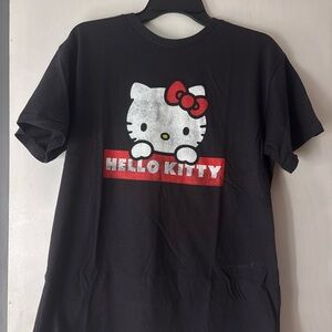 Sanrio Black Hello Kitty Short Sleeve Tee
